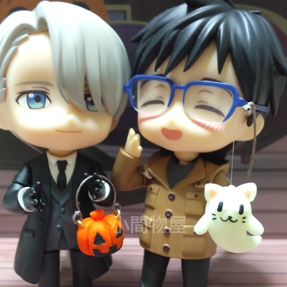 かぼちゃランタン&ブラブラばけにゃんこ