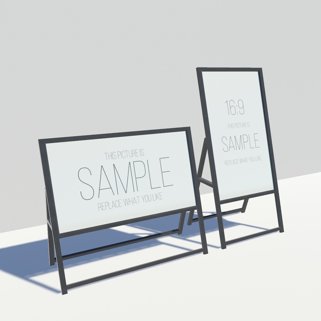 16:9サイズ立て看板