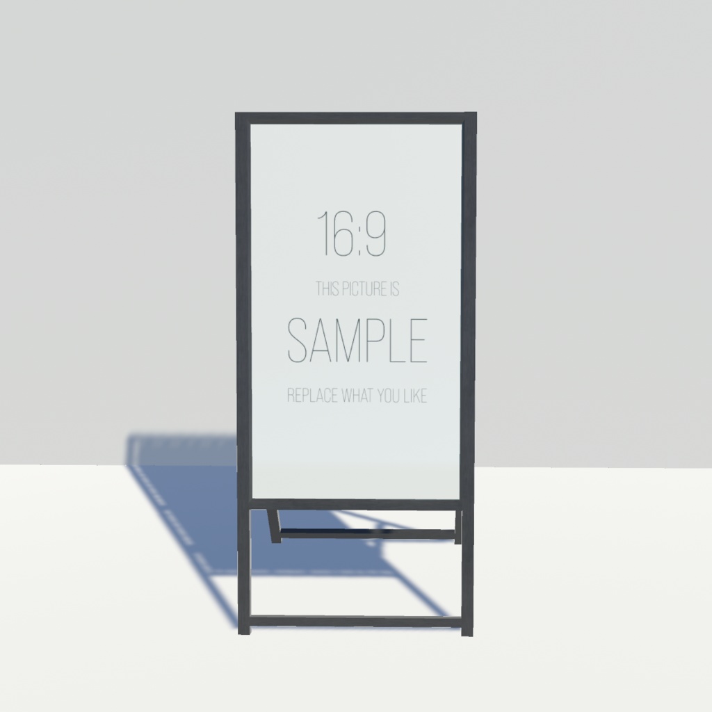 16:9サイズ立て看板