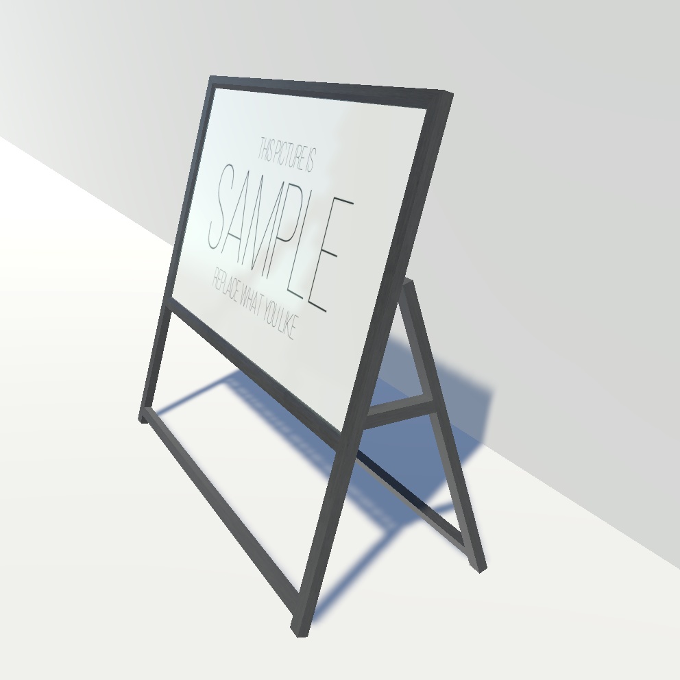 16:9サイズ立て看板