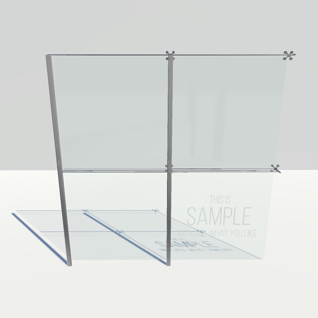 DPG工法のガラスの壁