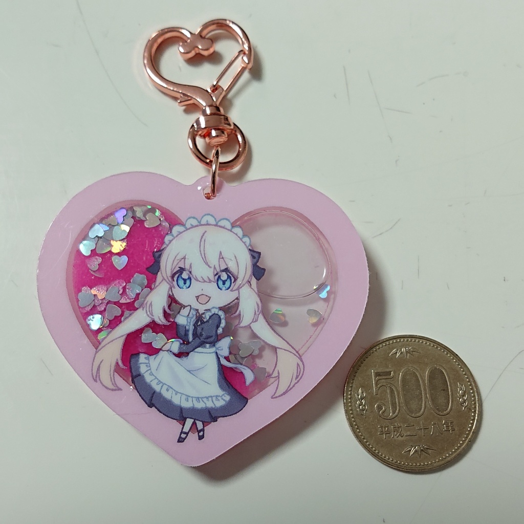 ※非公式【FGO】メイドマリーさんのグリッターオイルアクキー