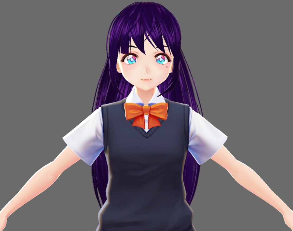 Vroid Purple hair preset