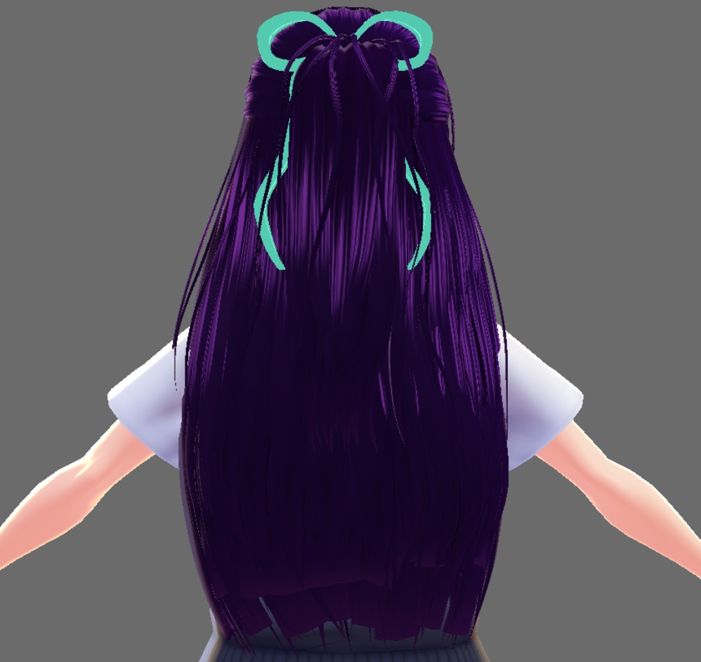 Vroid Purple hair preset