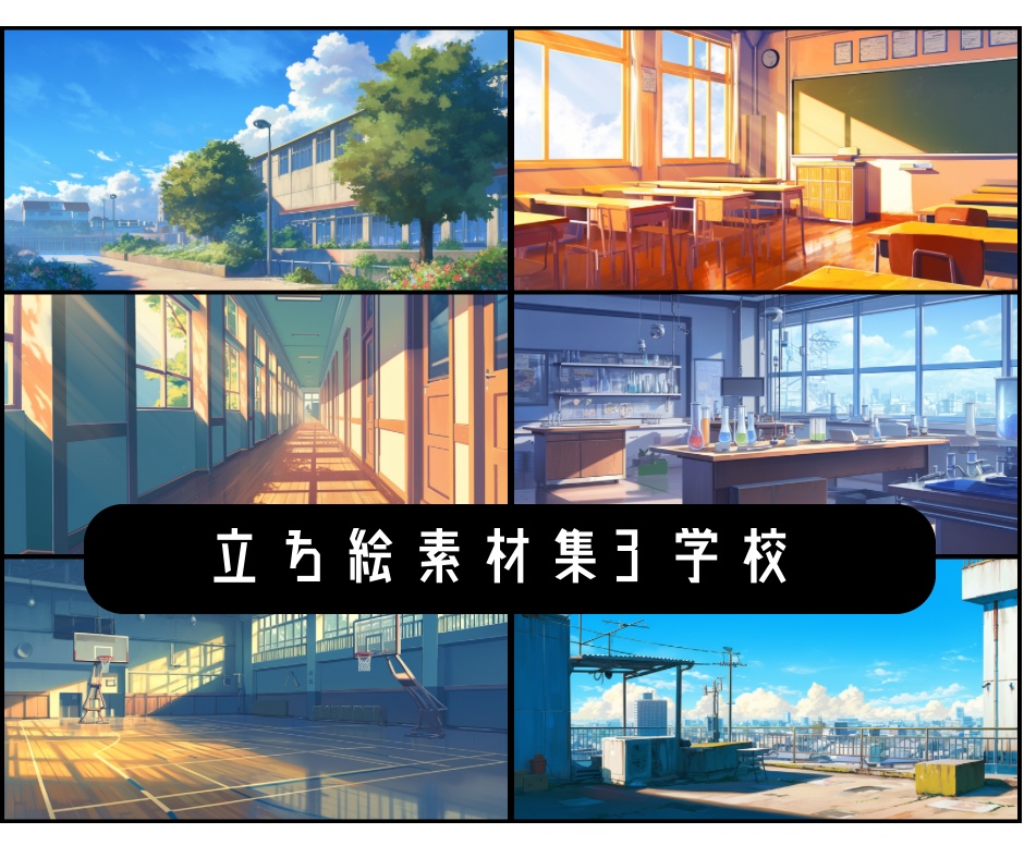 背景素材集3 学校