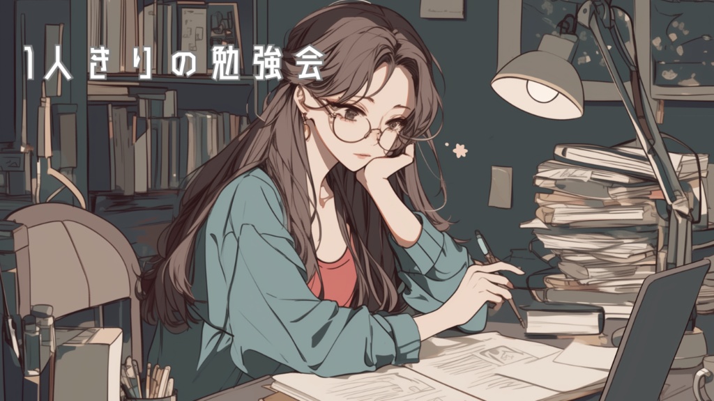 フリーBGM 「一人きりの勉強会」