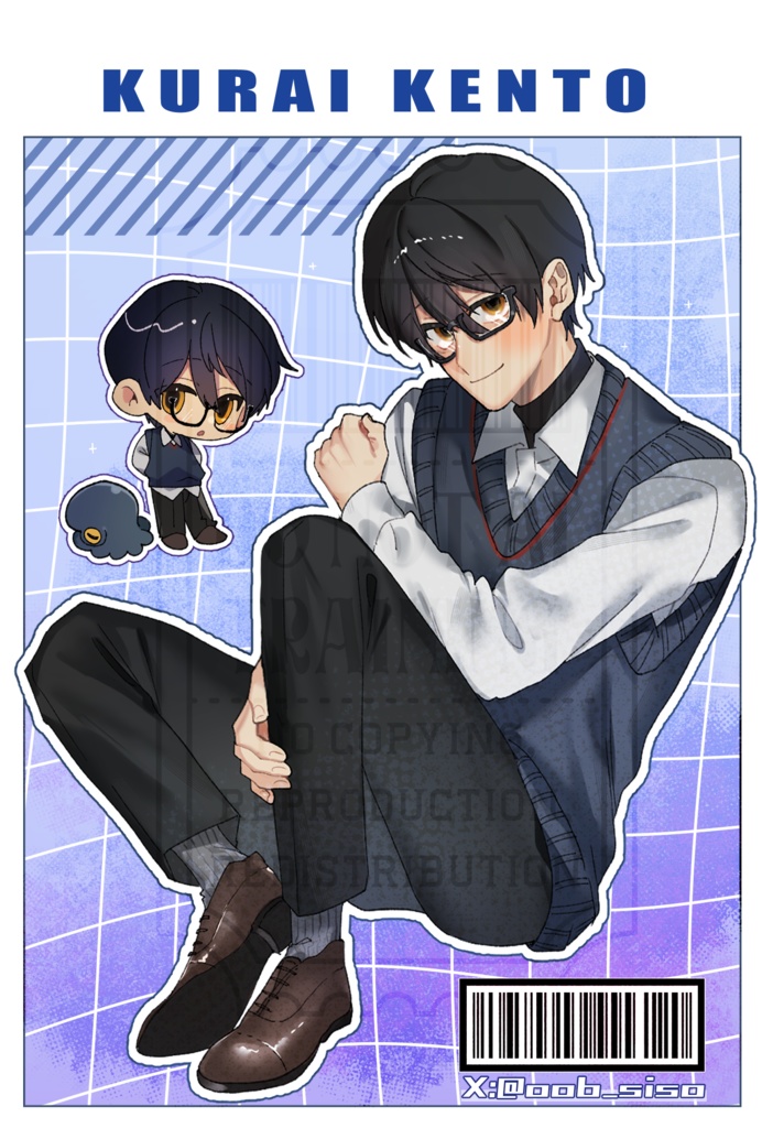 晦井くん　等身アクリルスタンド