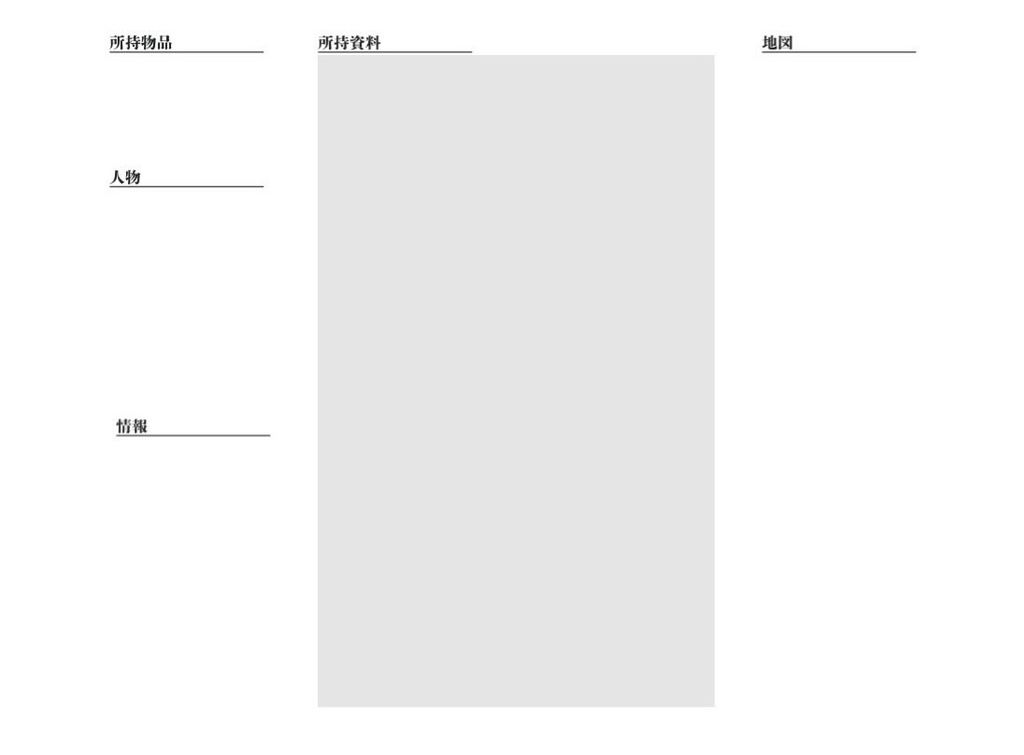 非公式【聖域の守護者たち】捜査フィールド用アイコン素材