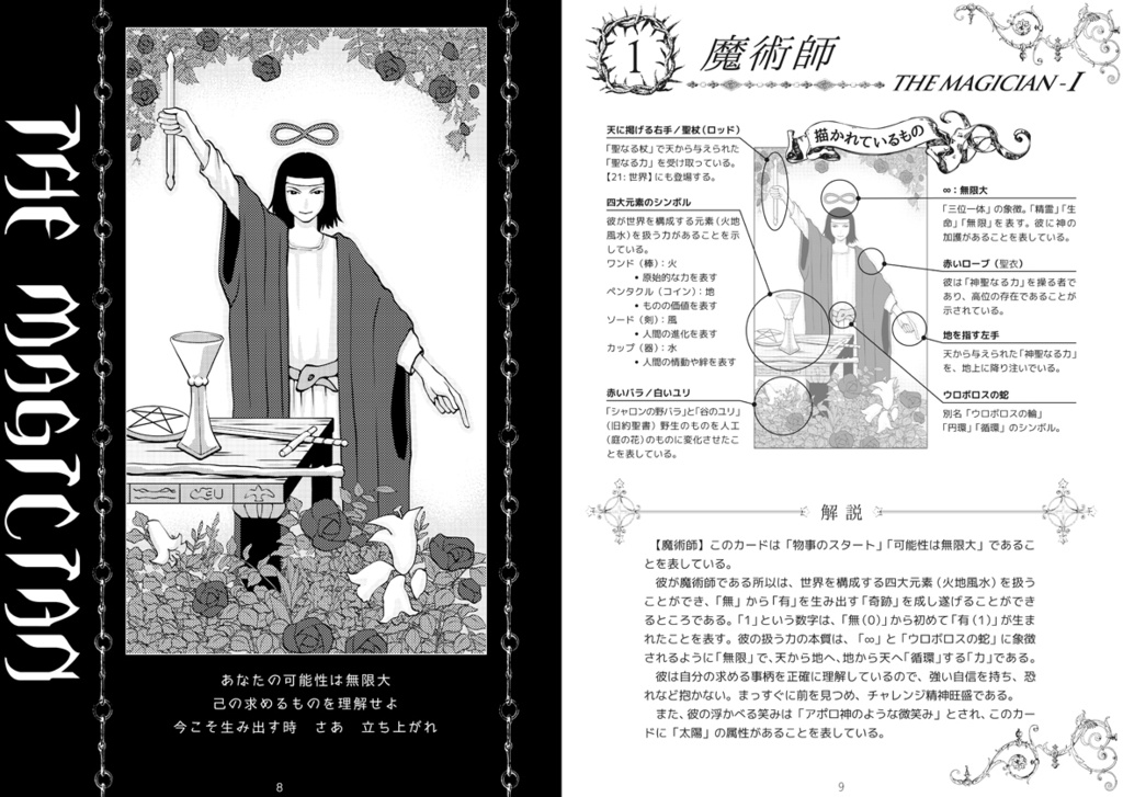 絵師のためのタロットカード構成要素読解書