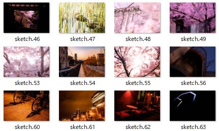 写真集/素材集『第一弾』 ‐SKETCH₋