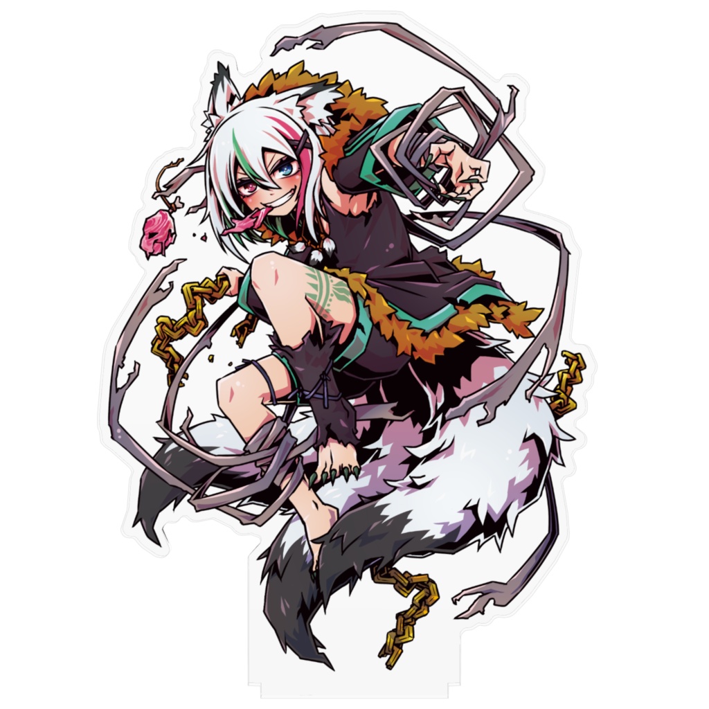 牙桜アシナ アクリルフィギュア(cool ver.)