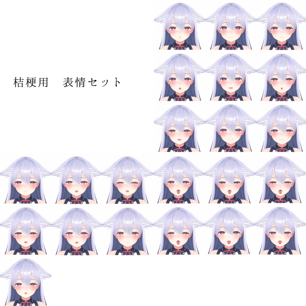 「桔梗」用表情アニメーションセット