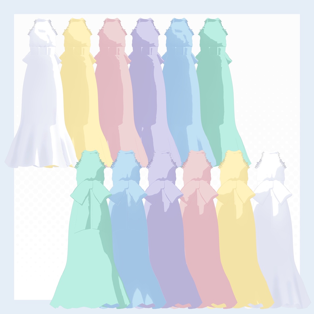 【Lapwing】C-D02 Ribbon Flare Dress