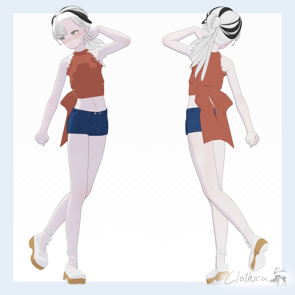 【Lapwing】C-D02 Ribbon Flare Dress