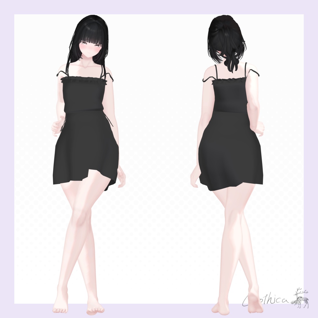 【しゅあん/Shuan】C-D03 Summer Loop Dress