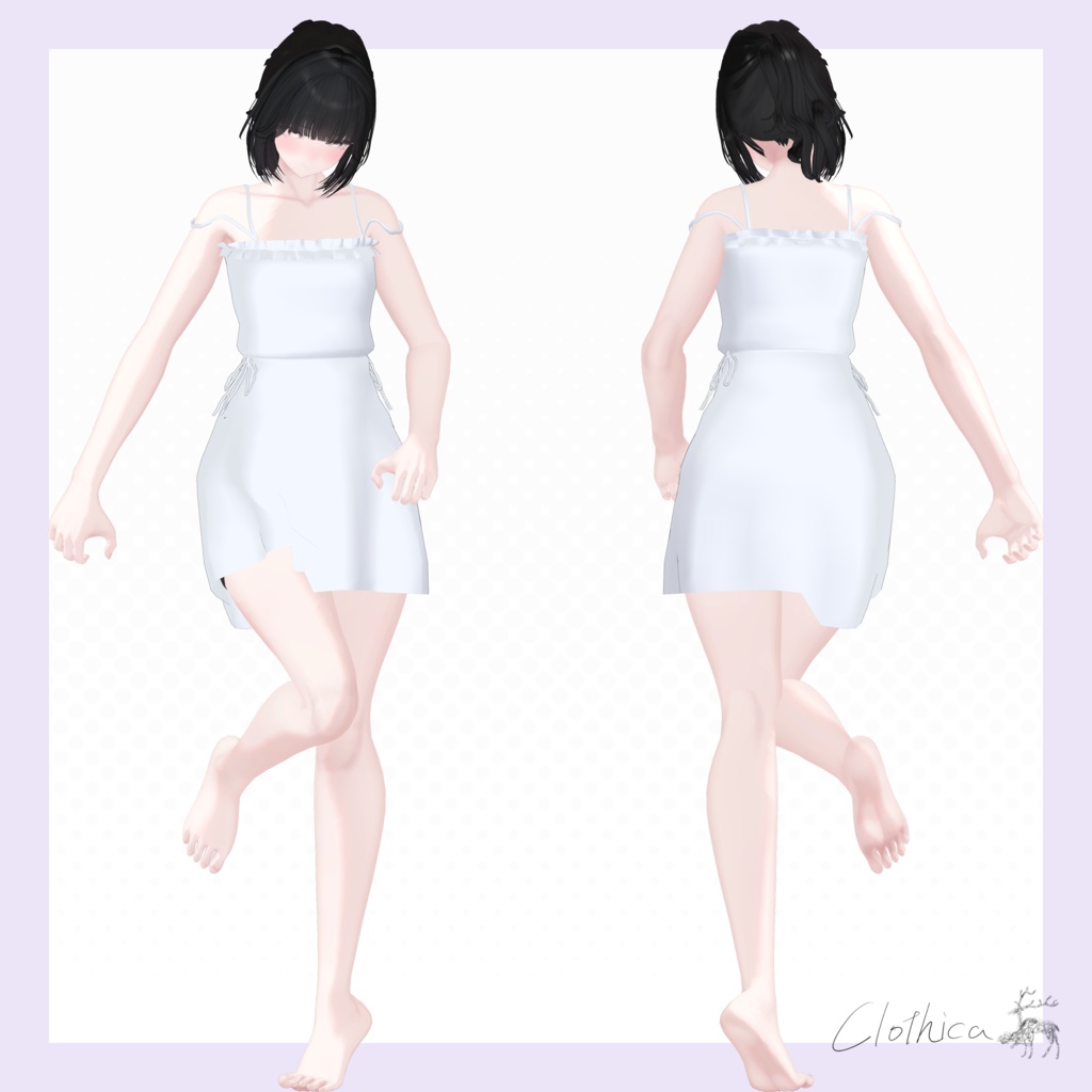 【しゅあん/Shuan】C-D03 Summer Loop Dress