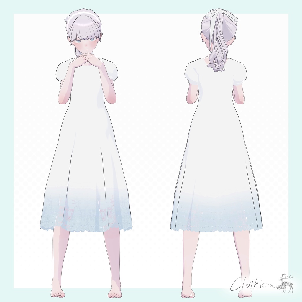 【Lapwing】C-D04 Lace Echo Dress