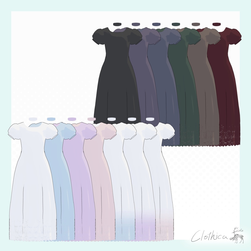 【Lapwing】C-D04 Lace Echo Dress