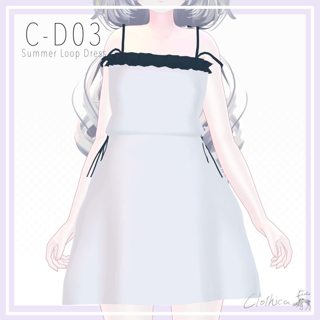 【rurune/ルルネ】C-D03 Summer Loop Dress