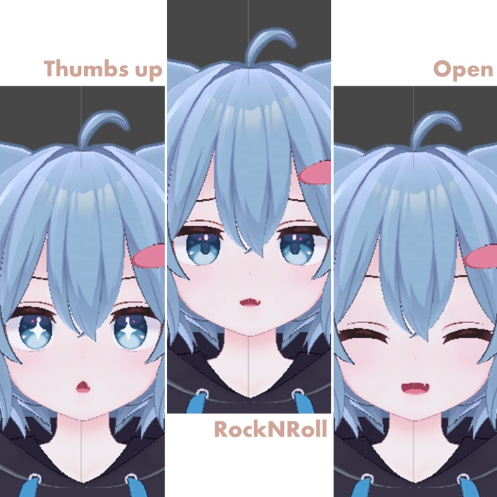 【無料】ラスクちゃんQuest対応表情アニメーション