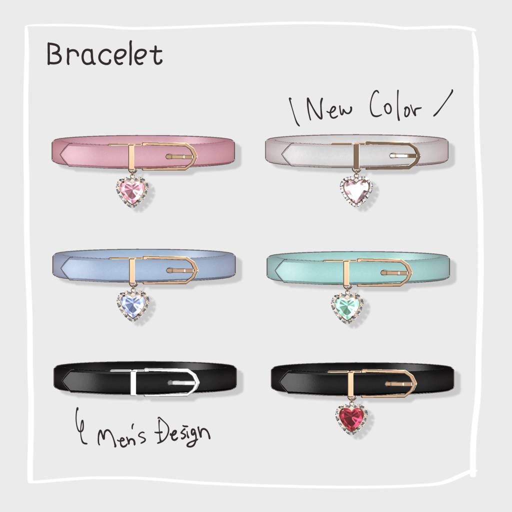 Heart Jewel Accessory