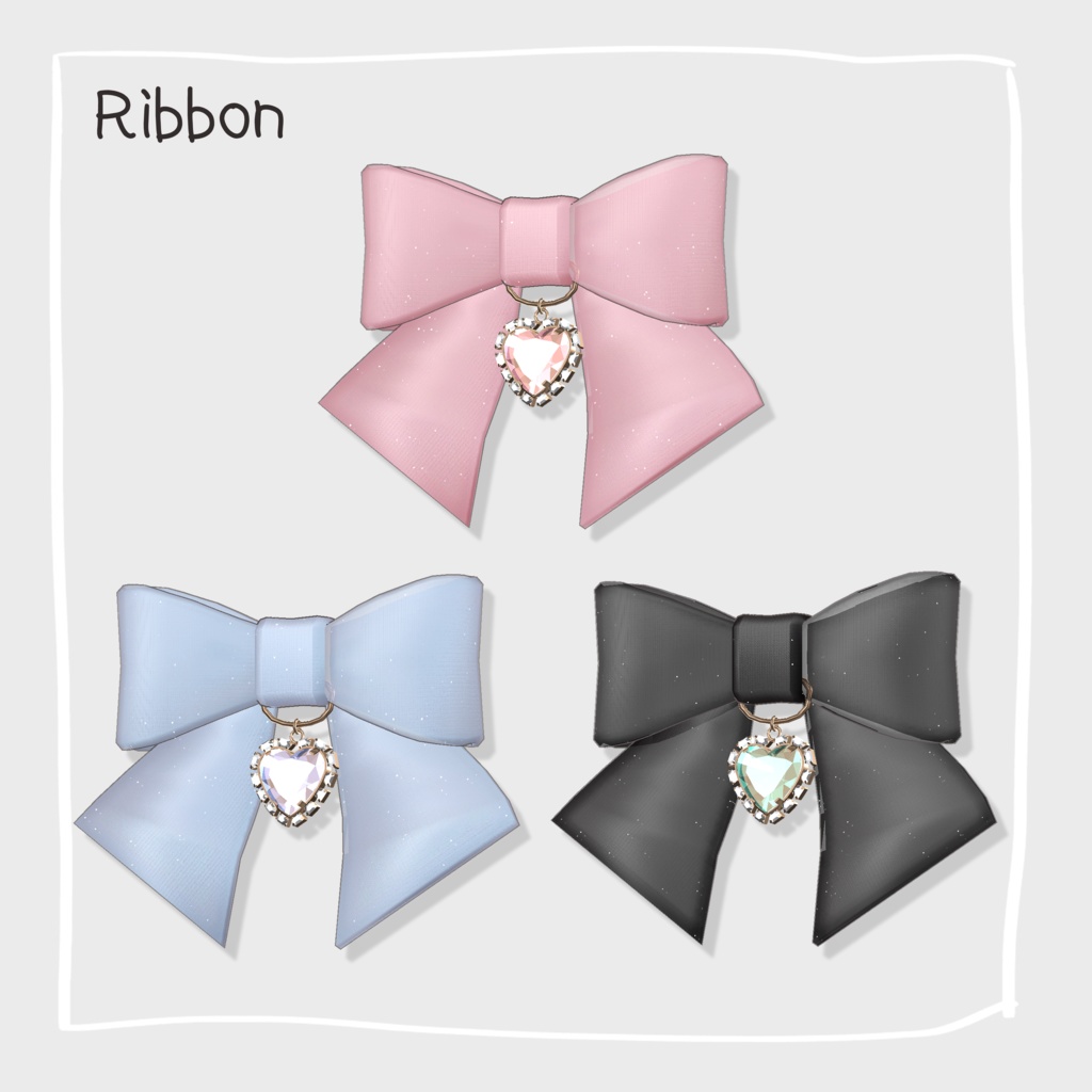 Heart Jewel Accessory