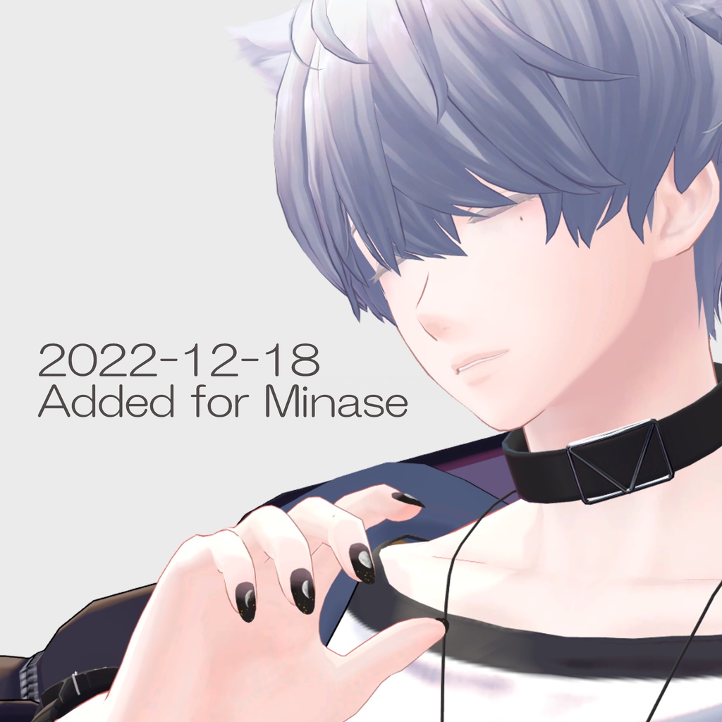 【MDollnail対応】Pearl Ribbon Earrings & Moon Nail