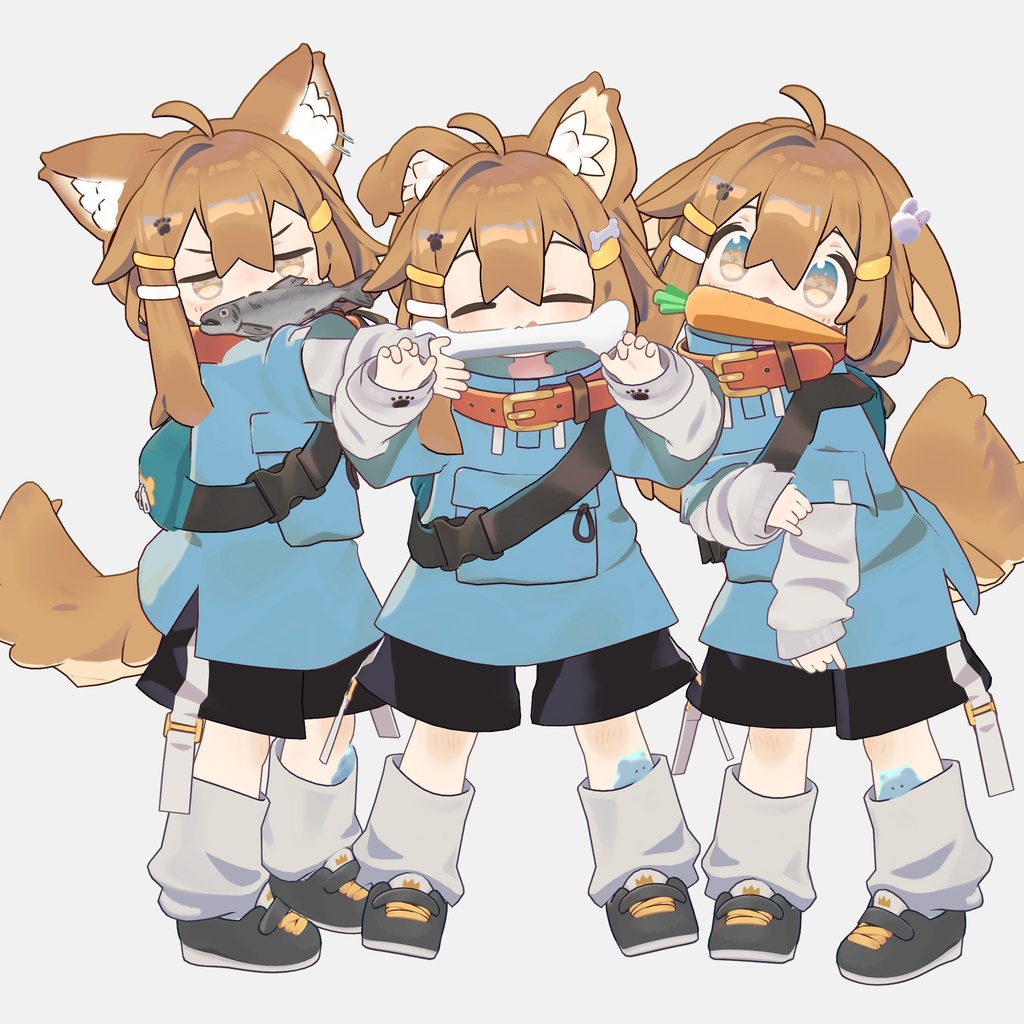 【無料】まめひなた向けポーズアニメーション23種