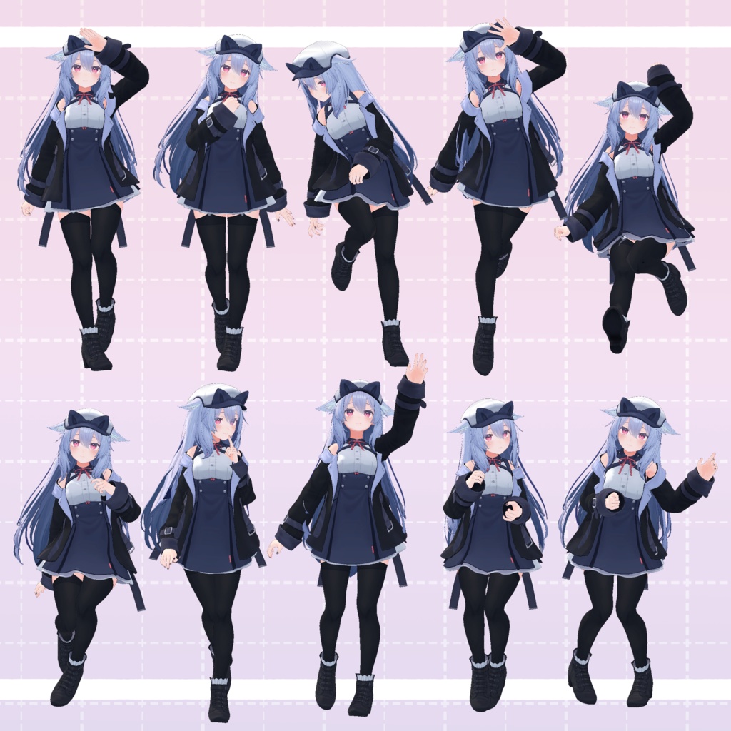 【無料】MFpose-animation V1 55種