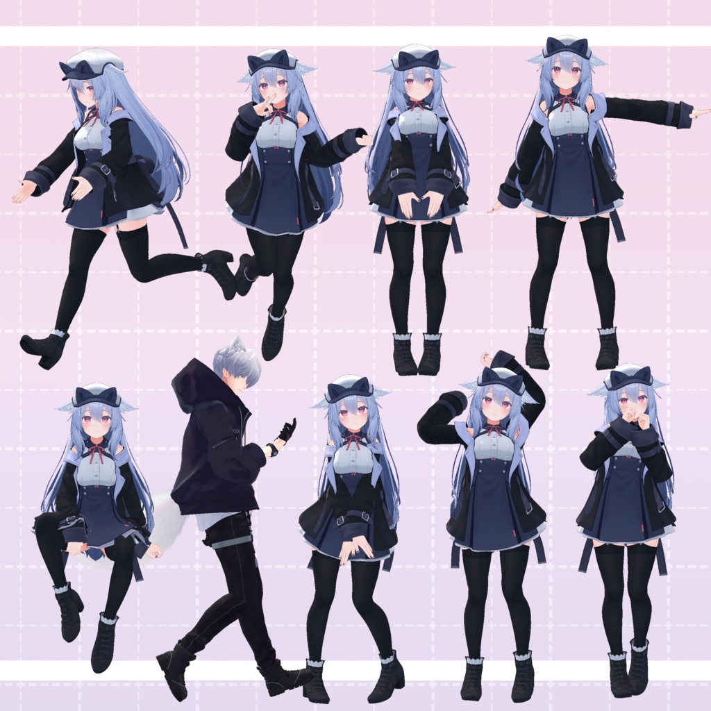 【無料】MFpose-animation V1 55種