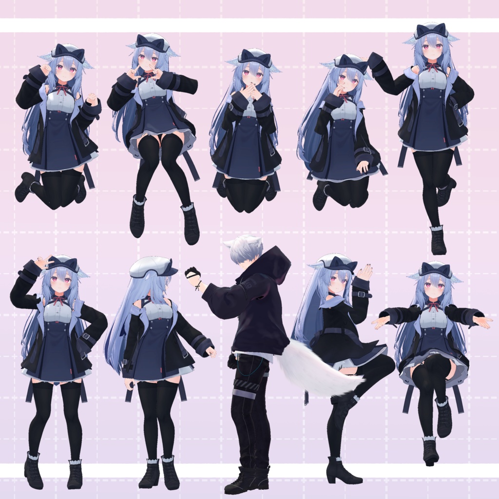 【無料】MFpose-animation V1 55種