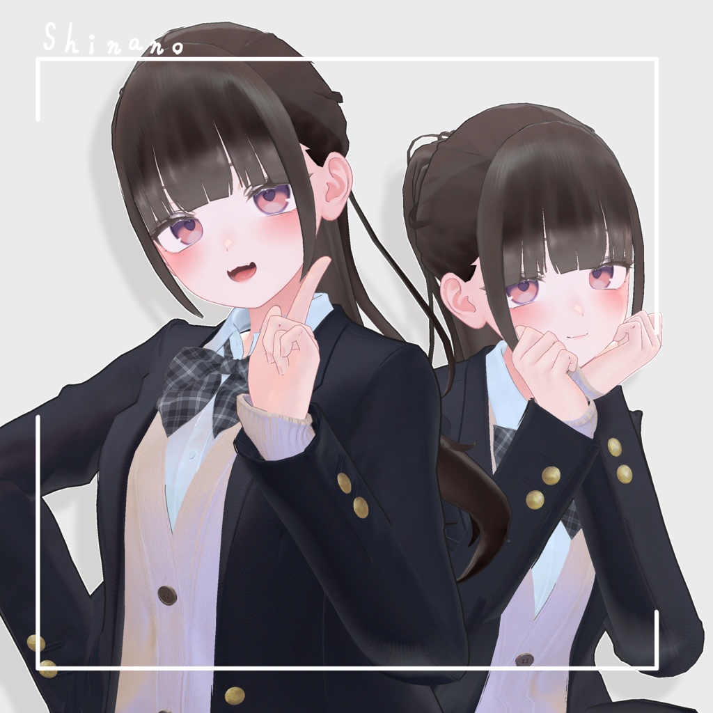 【10アバター対応】清楚ポニー