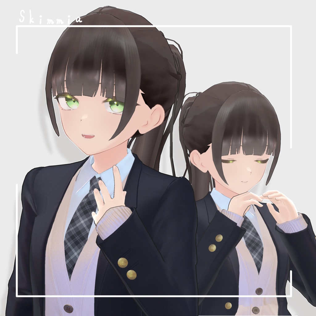 【10アバター対応】清楚ポニー