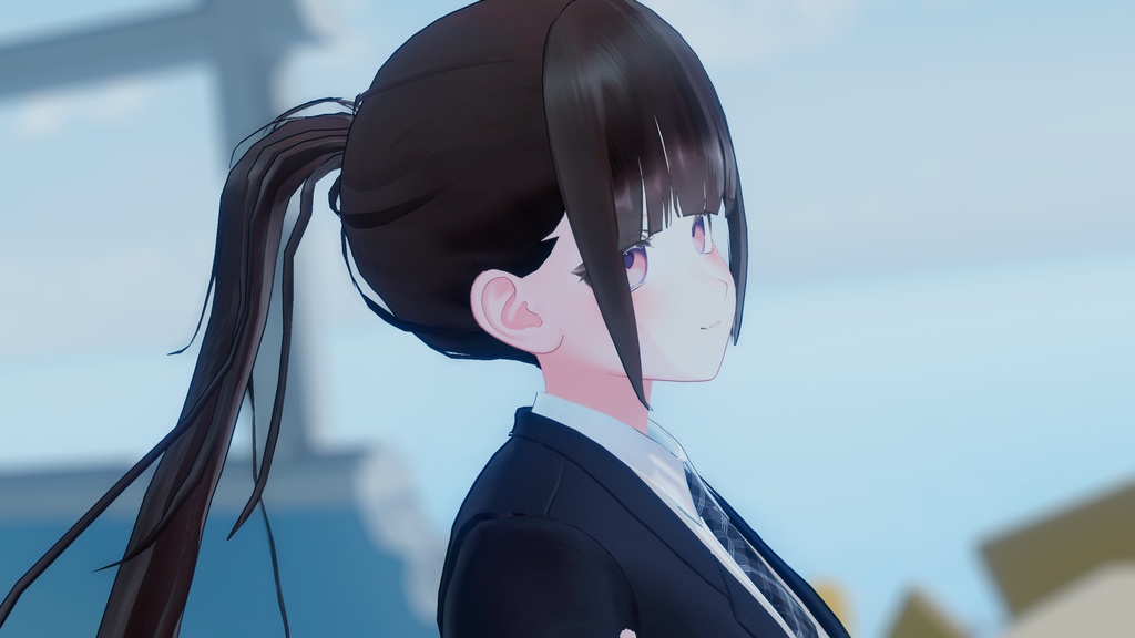 【10アバター対応】清楚ポニー