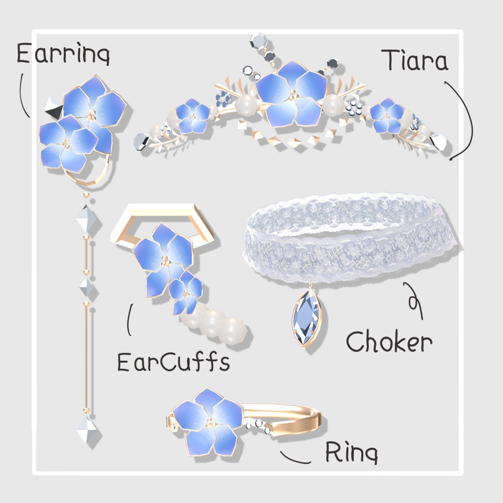 ネモフィラアクセサリー