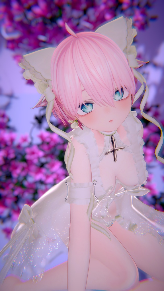 【~2/1期間限定無料】スイートピーアクセサリー