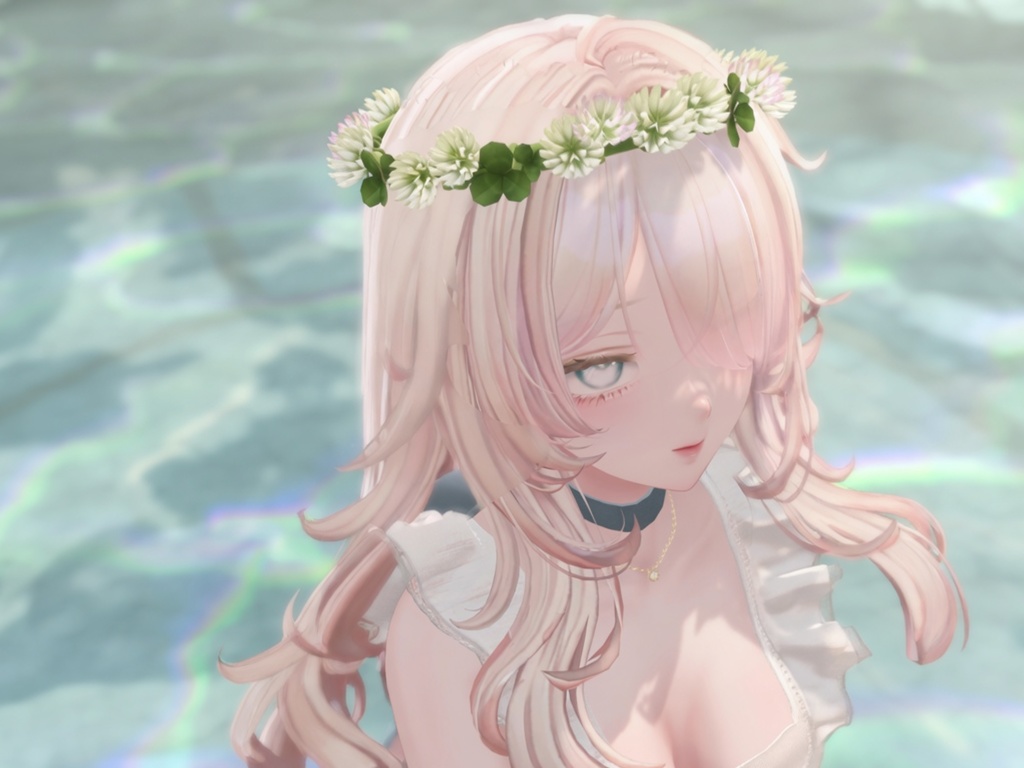 【~4/26期間限定無料】白詰草のアクセサリー