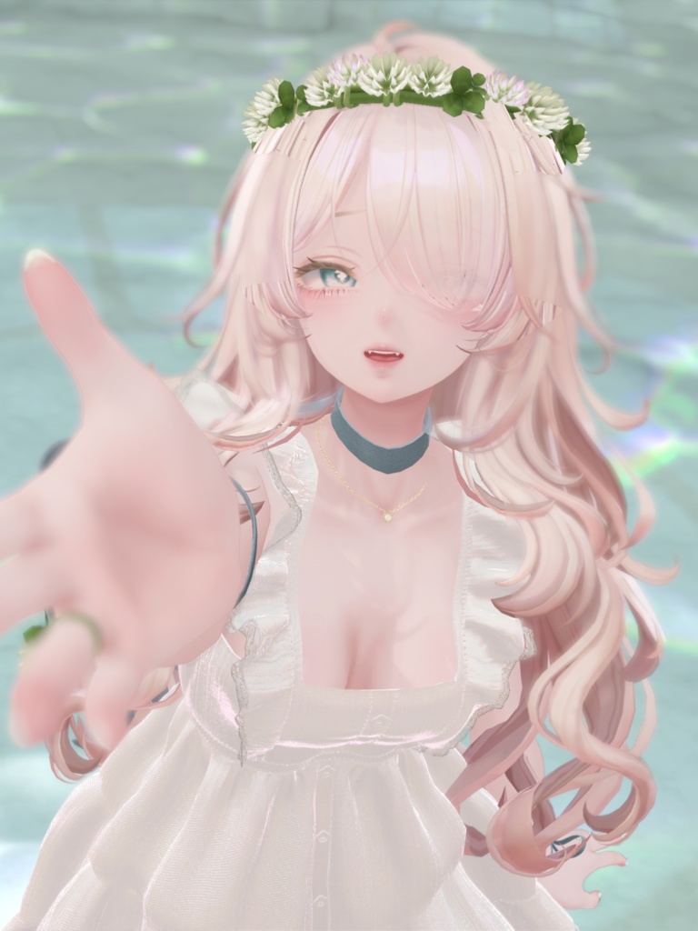 【~4/26期間限定無料】白詰草のアクセサリー