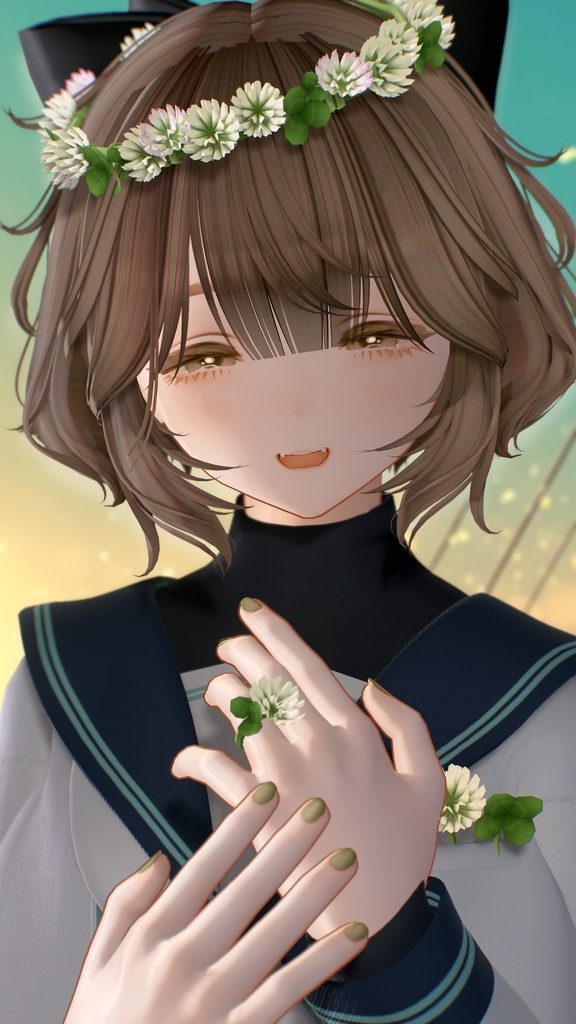 白詰草のアクセサリー