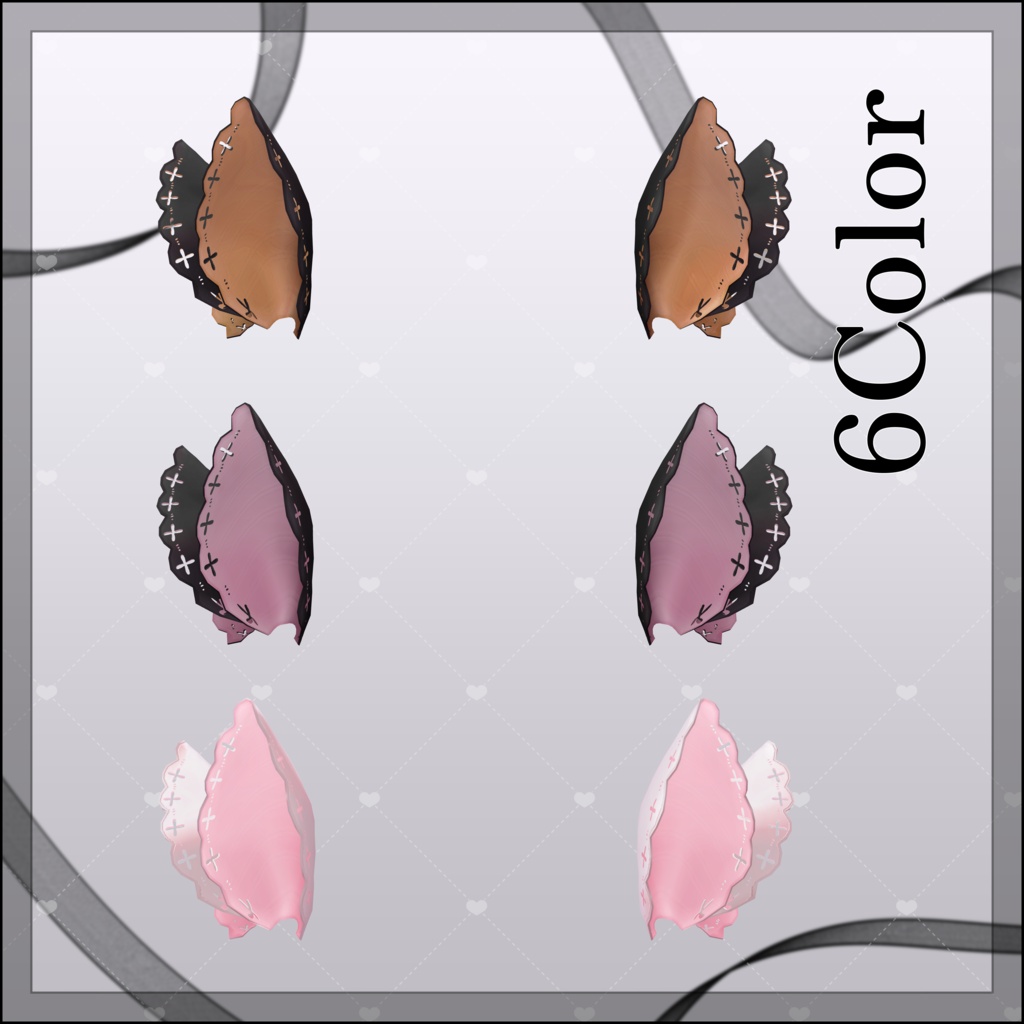 【無料】Gothic Bat Ears