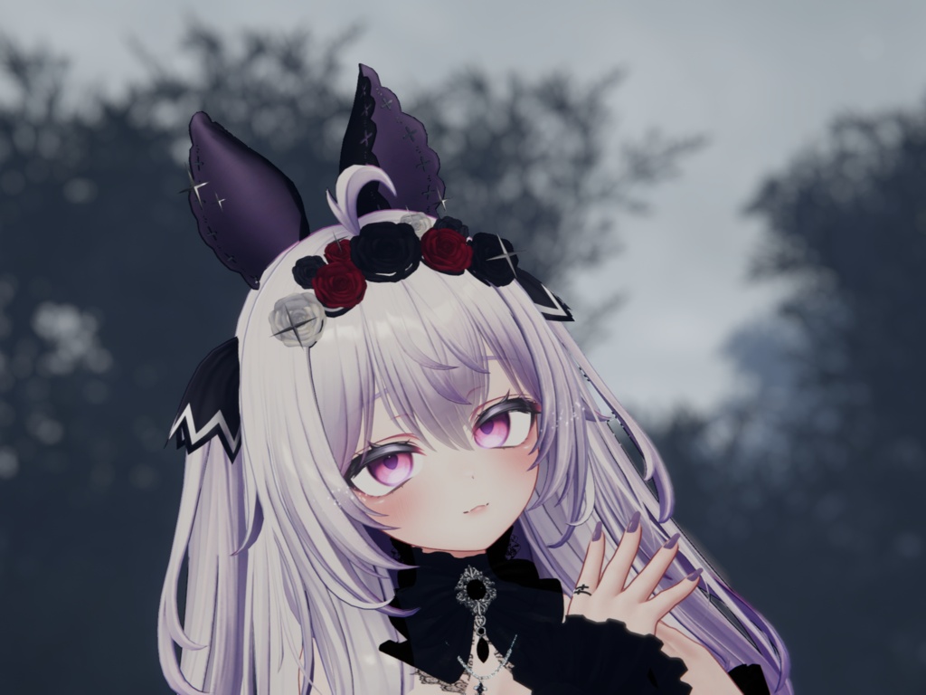 【無料】Gothic Bat Ears