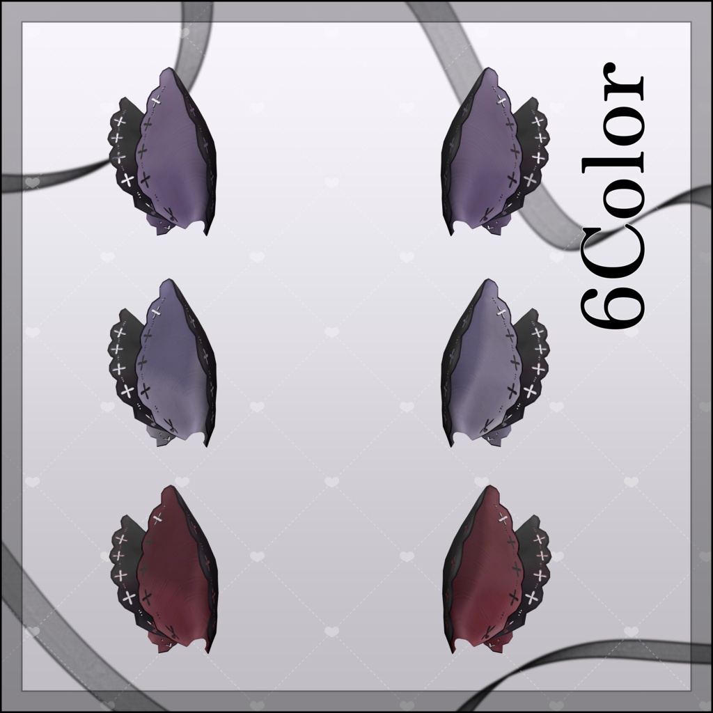 【無料】Gothic Bat Ears
