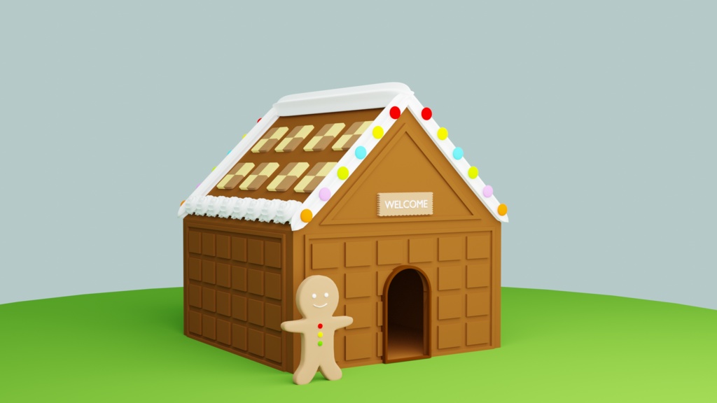 無料配布/お菓子の家