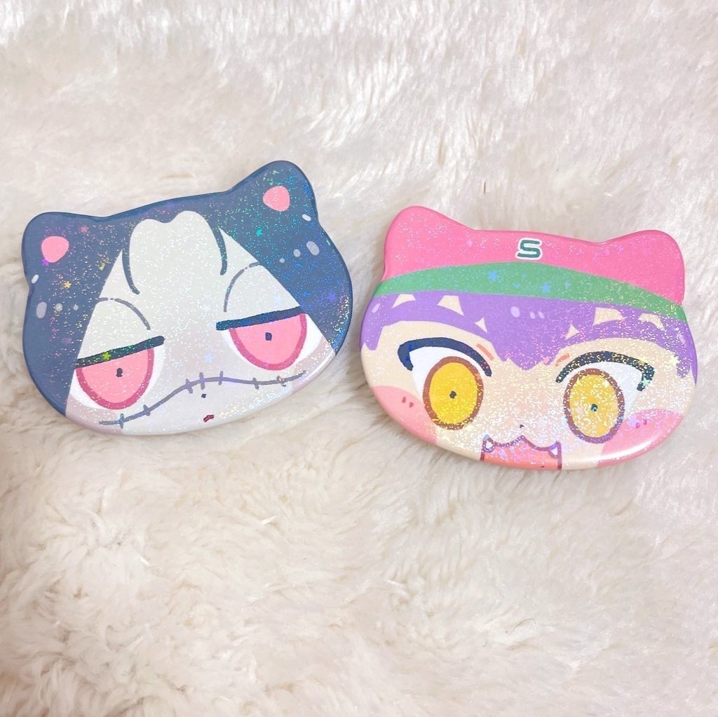 🐾アベ秋ねこ缶バッチ🐾