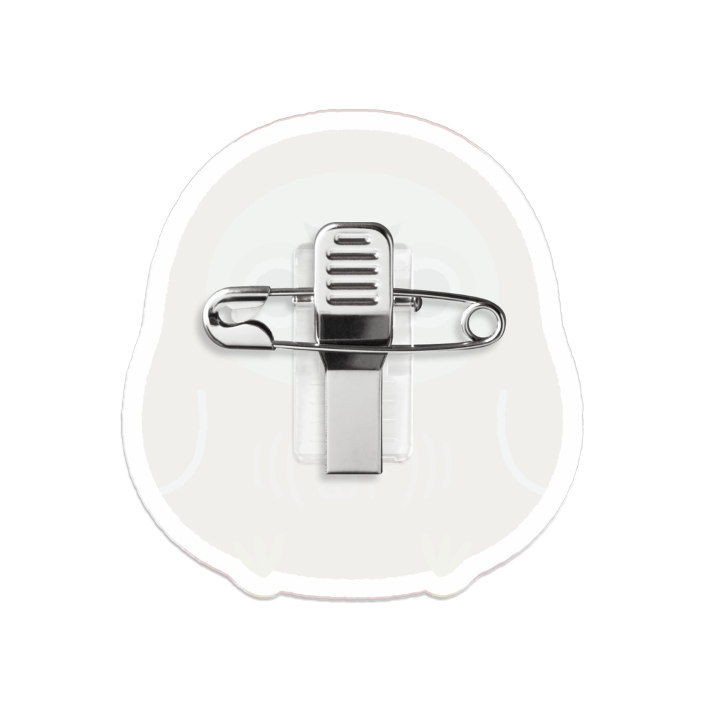 ふくふくろう アクリルバッジ