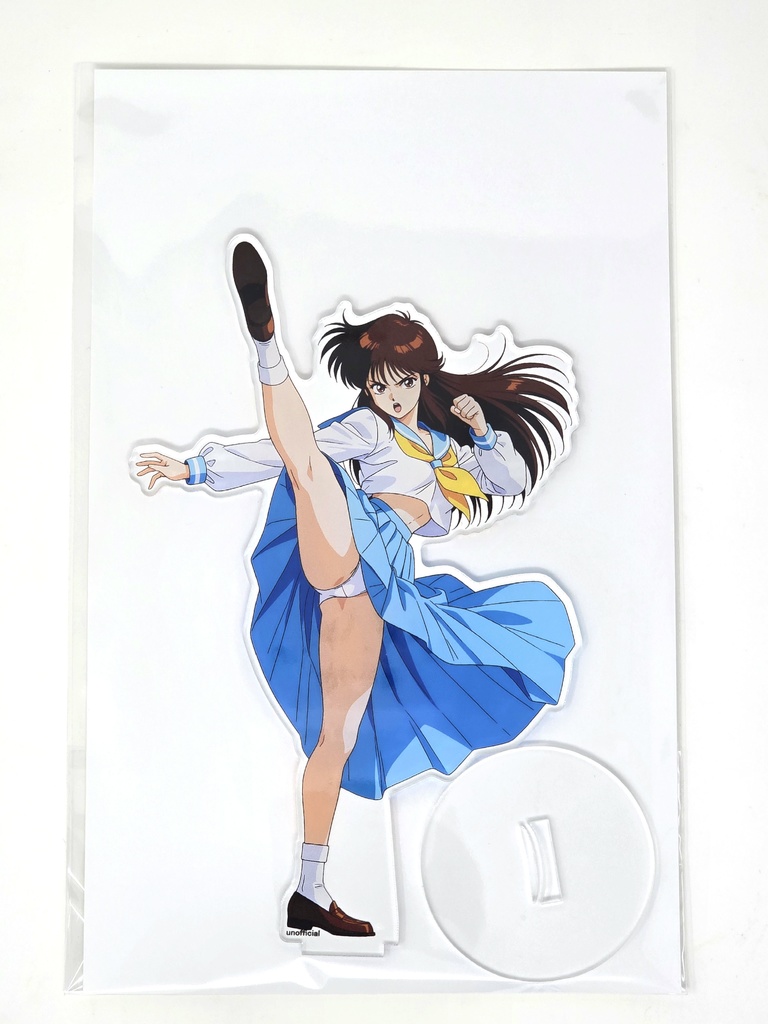 【unofficial-受注生産品】スケ番ANGEL 静香 パンチラキック アクリルスタンド