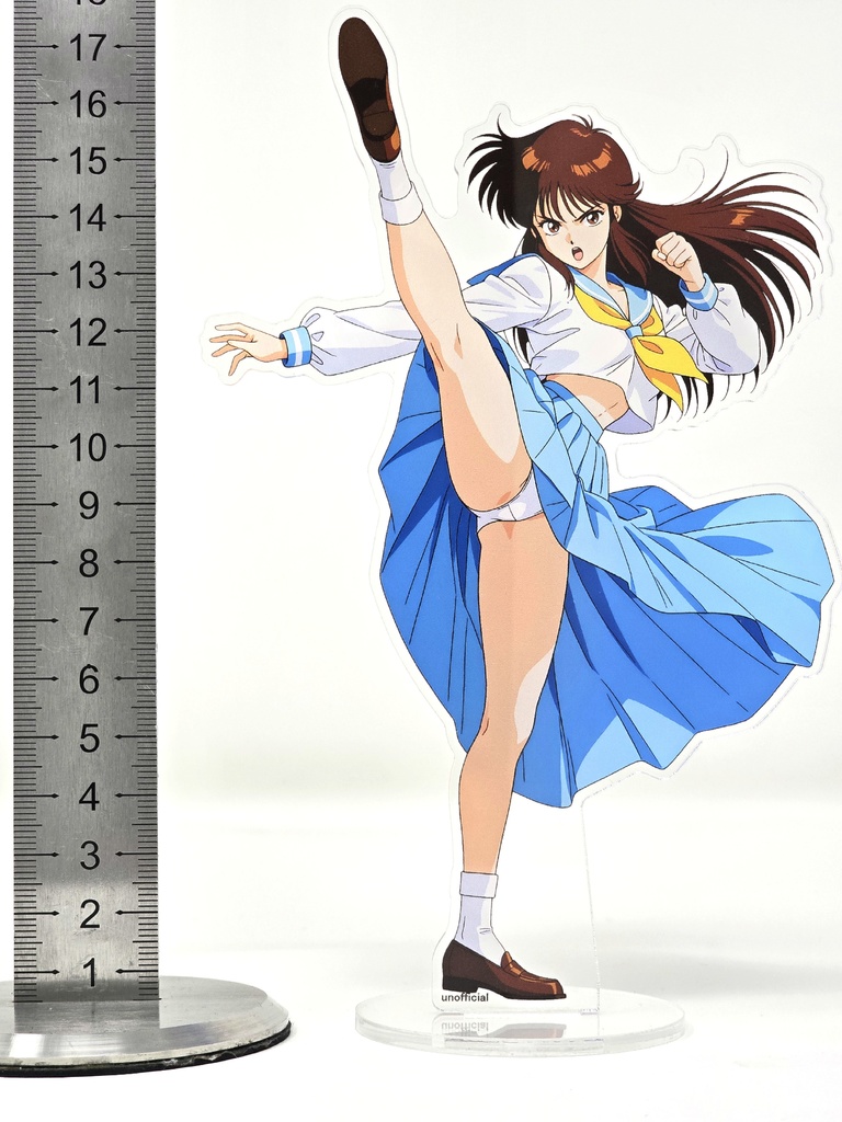【unofficial-受注生産品】スケ番ANGEL 静香 パンチラキック アクリルスタンド