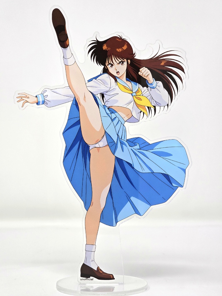 【unofficial-受注生産品】スケ番ANGEL 静香 パンチラキック アクリルスタンド