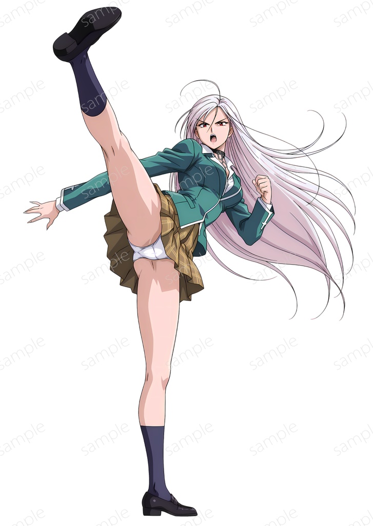 【unofficial-受注生産品】吸血ガール　パンチラキック　アクリルスタンド