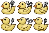 【無料DL】【ピクリエ用】アヒルアバターセット